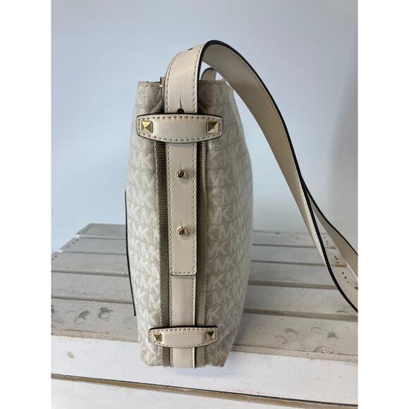 MICHAEL KORS N S GRIFFIN MESSENGER JACQUARD CROSSBODY - Picture 3 of 13